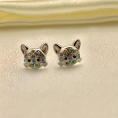 Creative Cat Stud Earrings Decorative Accessories Gift