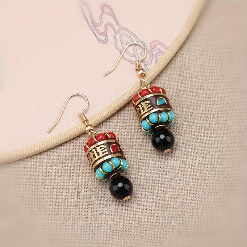 Exotic Earrings Ethnic Style Drop Earrings Retro Niche Ear Jewelry