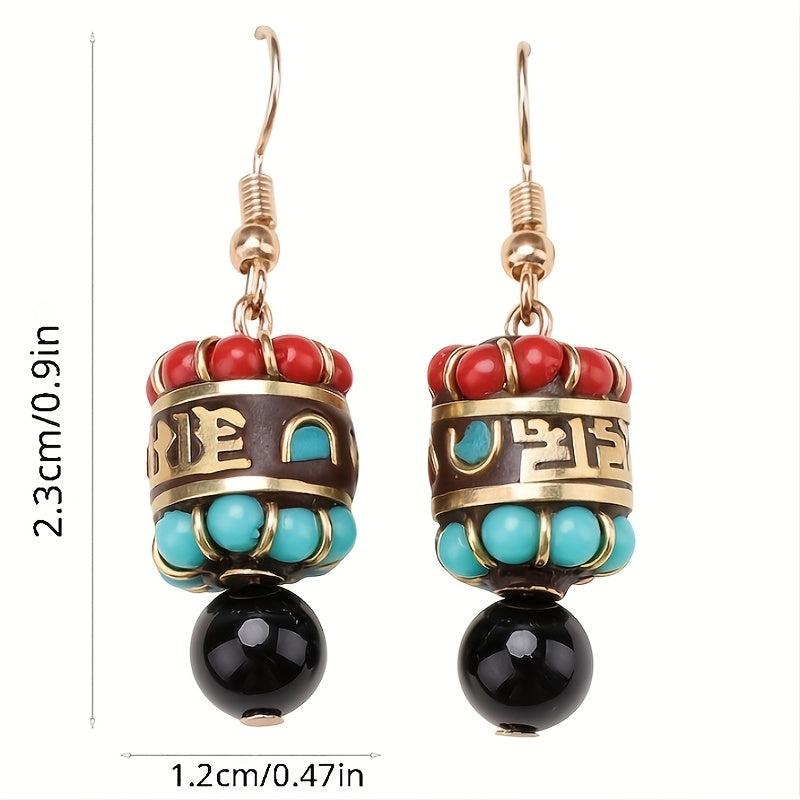 Exotic Earrings Ethnic Style Drop Earrings Retro Niche Ear Jewelry
