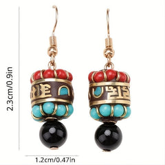 Exotic Earrings Ethnic Style Drop Earrings Retro Niche Ear Jewelry