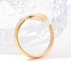 Personalized Stainless Steel Adjustable Ring