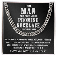 Cuban Link Chain Gift Set for Boyfriend Husband