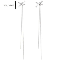 Tassel Chain Drop Earrings Long Dangle Ear Jewelry Accessories