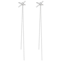 Tassel Chain Drop Earrings Long Dangle Ear Jewelry Accessories