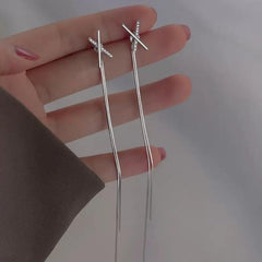 Tassel Chain Drop Earrings Long Dangle Ear Jewelry Accessories