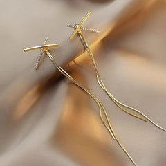 Tassel Chain Drop Earrings Long Dangle Ear Jewelry Accessories