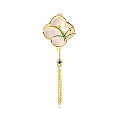 Retro Sense Plum Orchid Bamboo Chrysanthemum Brooch