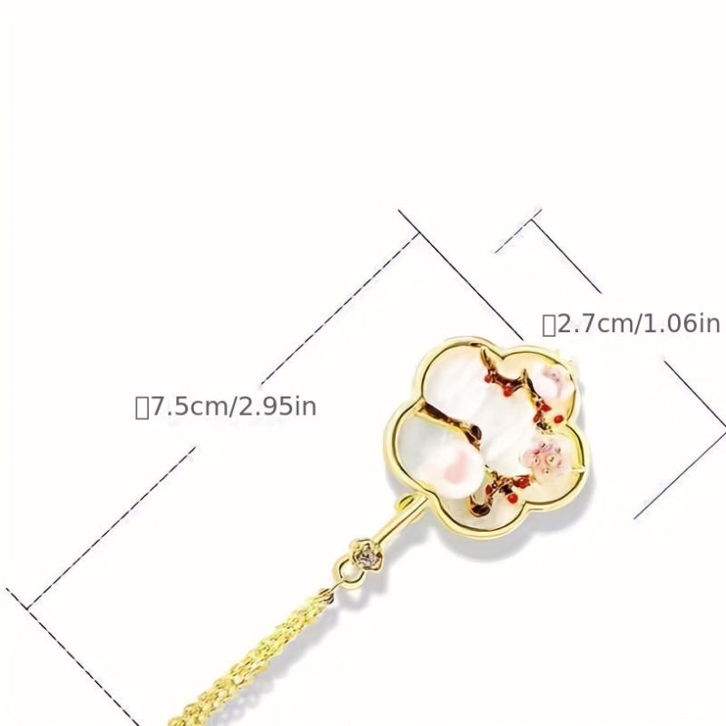 Retro Sense Plum Orchid Bamboo Chrysanthemum Brooch