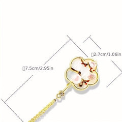Retro Sense Plum Orchid Bamboo Chrysanthemum Brooch