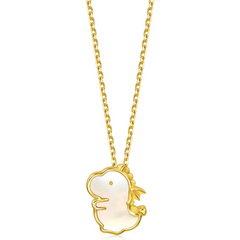 Little Dinosaur Pendant Necklace for Girls