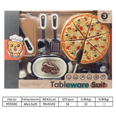 Kids Pretend Play Kitchen Toys Set Boys Girls Cooking Tools Food Barbecue