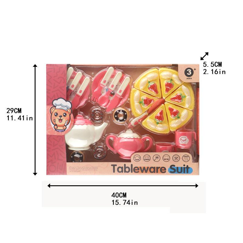 Kids Pretend Play Kitchen Toys Set Boys Girls Cooking Tools Food Barbecue