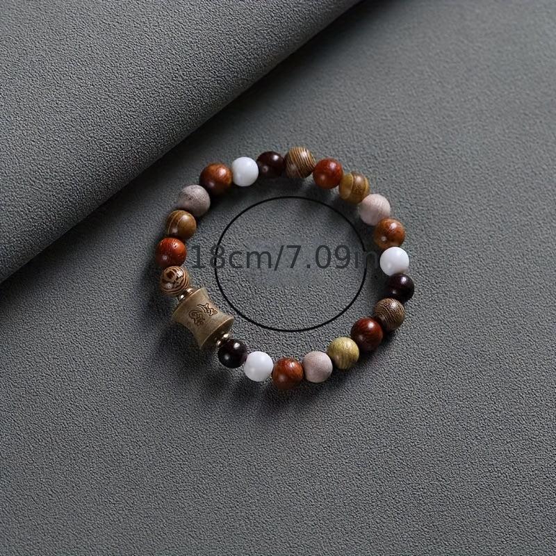 Bamboo Style Treasure Beads Bracelet for Couples