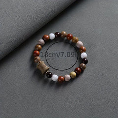 Bamboo Style Treasure Beads Bracelet for Couples