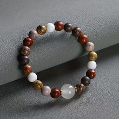Bamboo Style Treasure Beads Bracelet for Couples