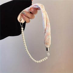 Pearl Necklace Small Scarf Style Clavicle Decoration