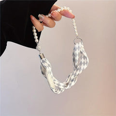 Pearl Necklace Small Scarf Style Clavicle Decoration