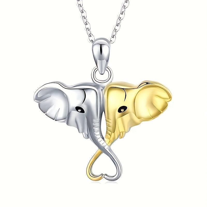 Elephant Necklace Gift For Wife Girlfriend Jewelry