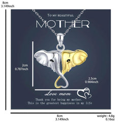 Elephant Necklace Gift For Wife Girlfriend Jewelry
