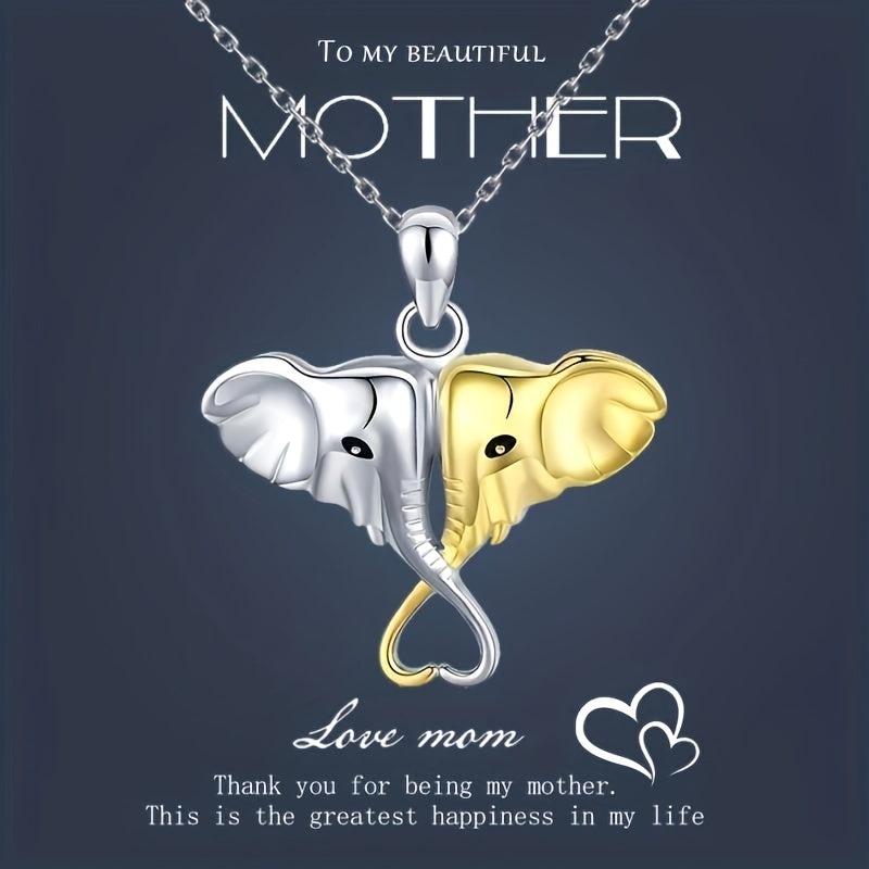 Elephant Necklace Gift For Wife Girlfriend Jewelry