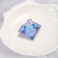 Marine Life Protection Pins - Polar Bears Dolphins Whales Animal Brooches