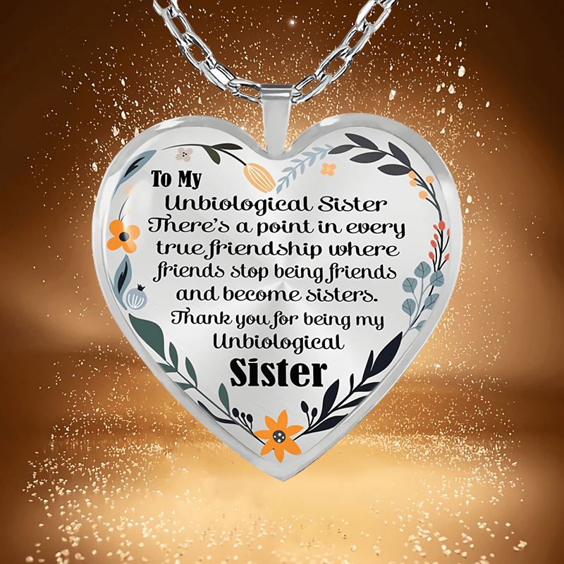 Love Heart Pendant Necklace To My Granddaughter