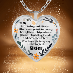 Love Heart Pendant Necklace To My Granddaughter