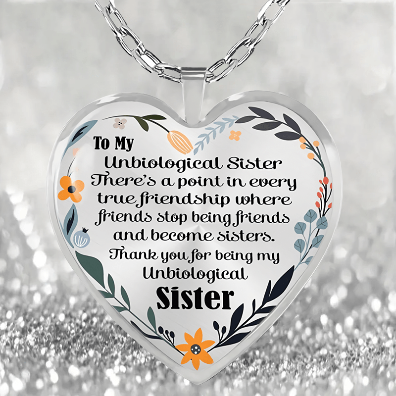Love Heart Pendant Necklace To My Granddaughter