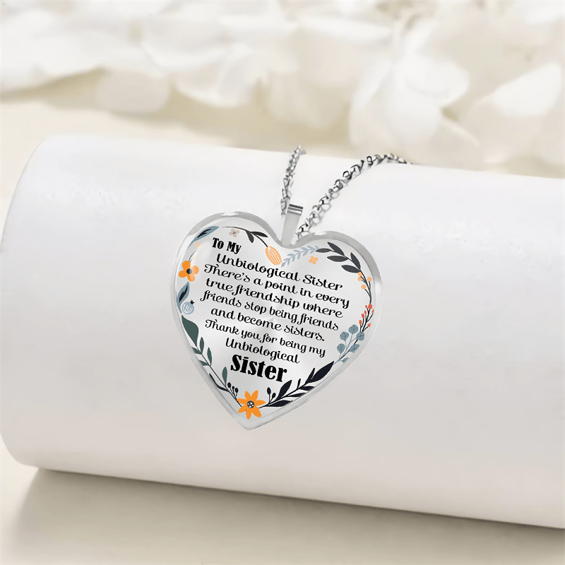 Love Heart Pendant Necklace To My Granddaughter