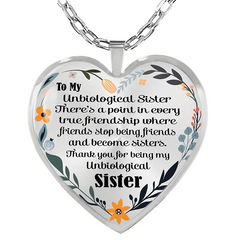 Love Heart Pendant Necklace To My Granddaughter
