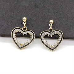 Heart Pentagram Earrings