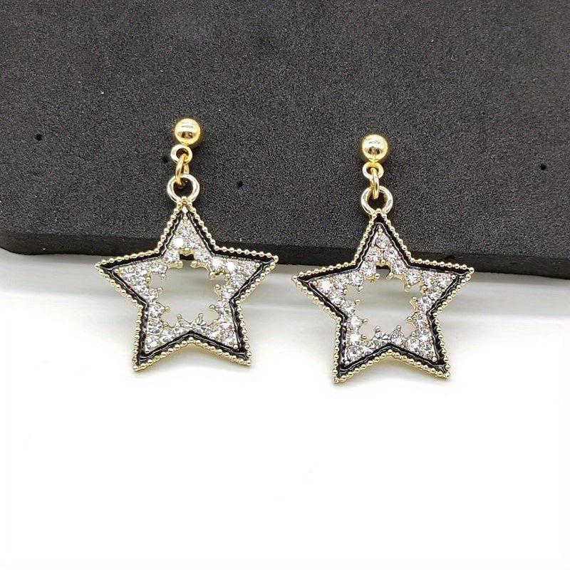 Heart Pentagram Earrings