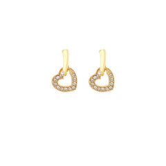 Love Earrings Artificial Diamond Ear Jewelry Party Birthday Gift