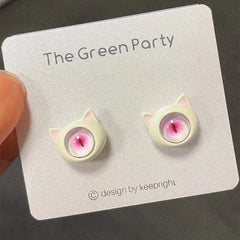 One eyed Little Monster Earrings Female Temperament Small Earrings