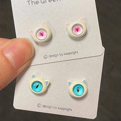 One eyed Little Monster Earrings Female Temperament Small Earrings