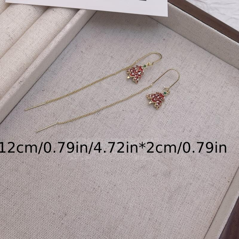 Christmas Tree Earrings - Festive & Stylish Women's Winter Jewelry