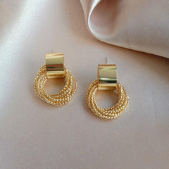 Sweet Temperament Earrings Wrap Stud Earrings