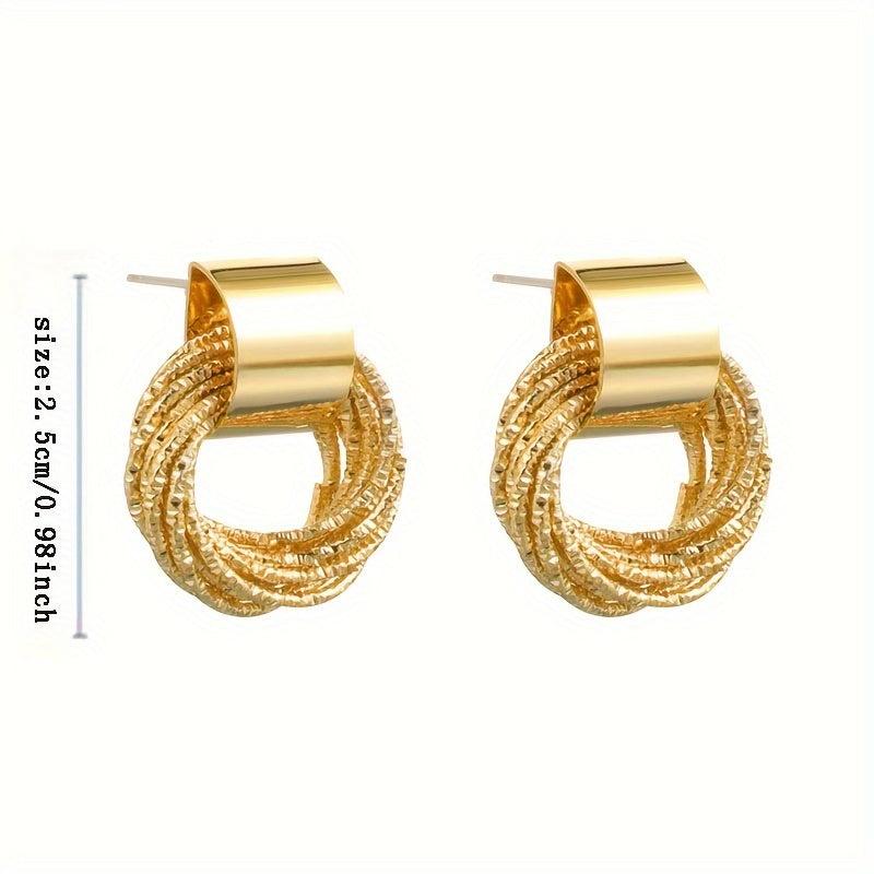 Sweet Temperament Earrings Wrap Stud Earrings