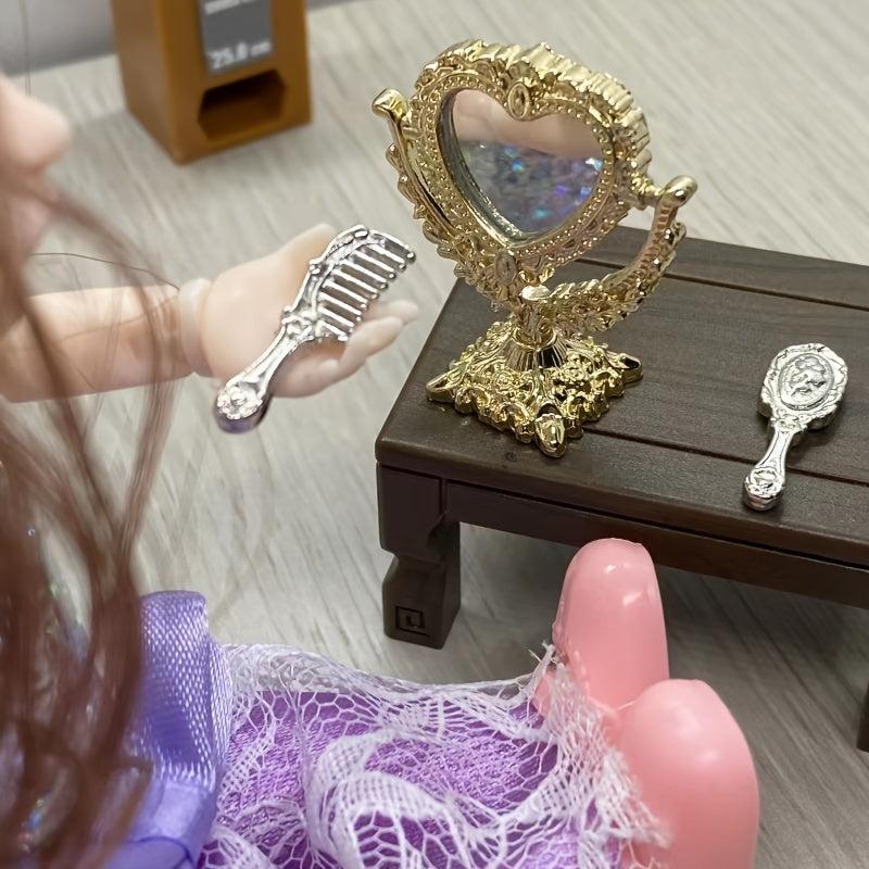 Dollhouse Accessories Furniture Dressing Table Playhouse Toys