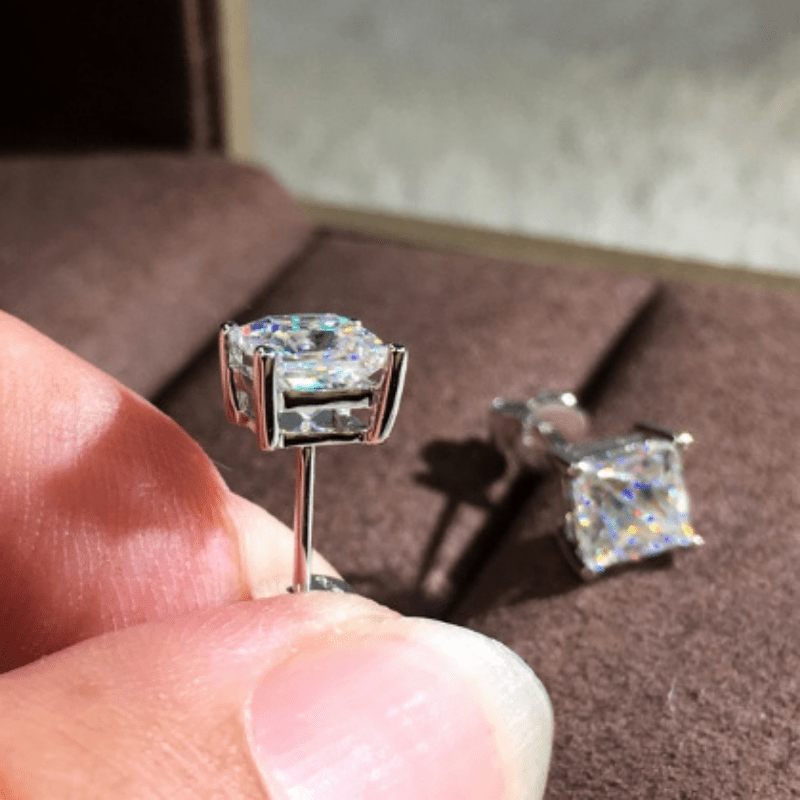 Artificial Diamond Stud Earrings Party Jewelry Holiday Gift