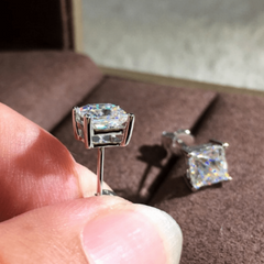 Artificial Diamond Stud Earrings Party Jewelry Holiday Gift