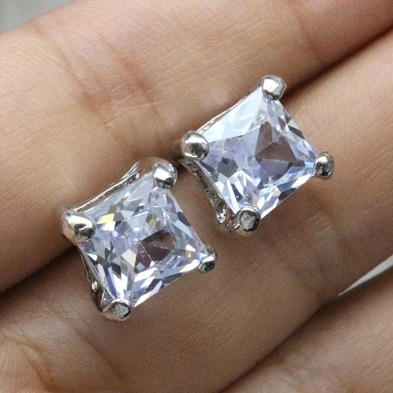 Artificial Diamond Stud Earrings Party Jewelry Holiday Gift