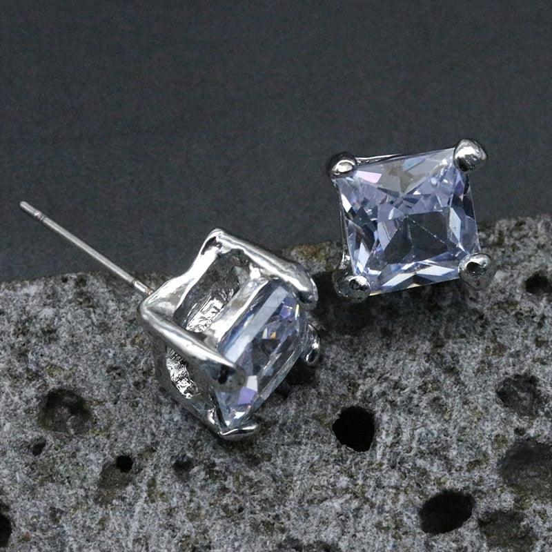 Artificial Diamond Stud Earrings Party Jewelry Holiday Gift