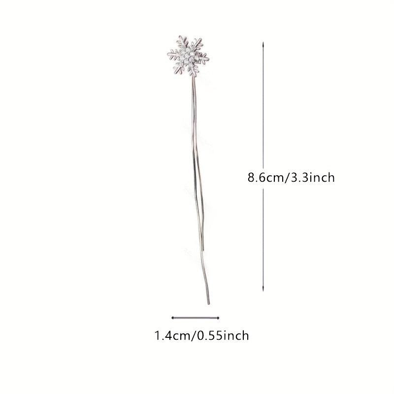 Tassel Snowflake Fairy Long Stud Earrings