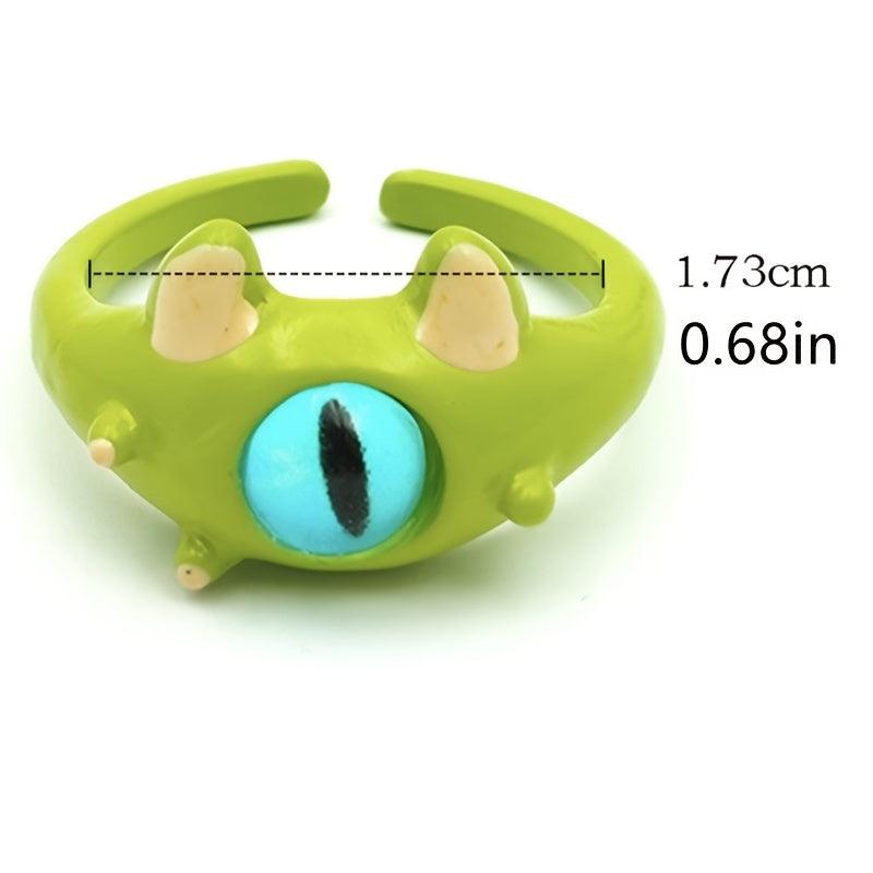 Kitten Monster Ring Niche Ring Couple Ring