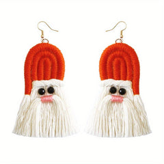 Bohemian Tassel Woven Earrings for Christmas