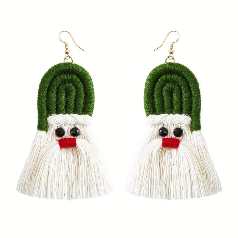 Bohemian Tassel Woven Earrings for Christmas
