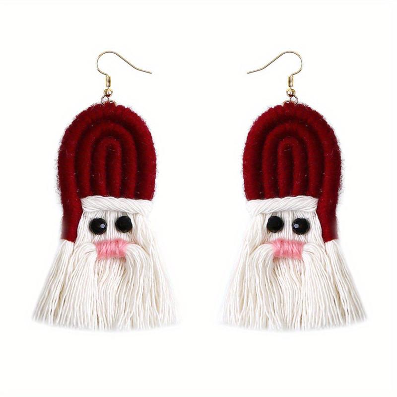 Bohemian Tassel Woven Earrings for Christmas