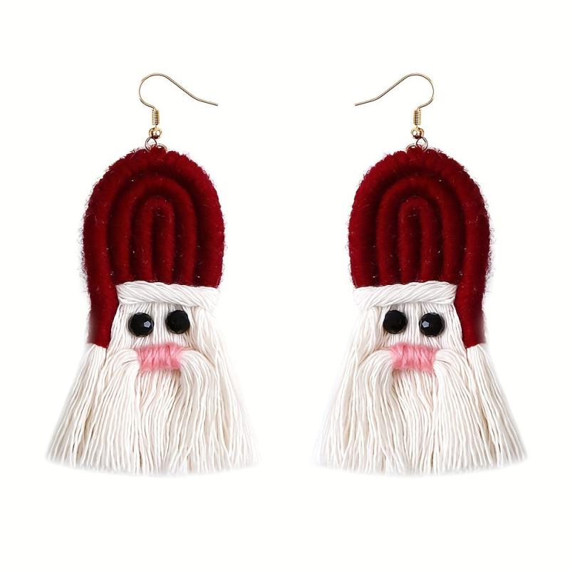 Bohemian Tassel Woven Earrings for Christmas