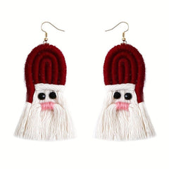 Bohemian Tassel Woven Earrings for Christmas